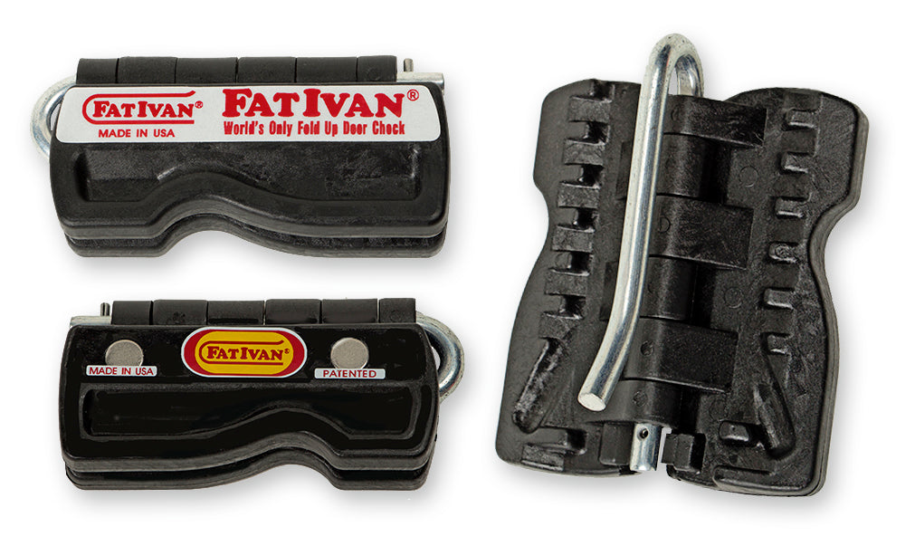 FatIvan Fold-Up Door Stopper 2 pack