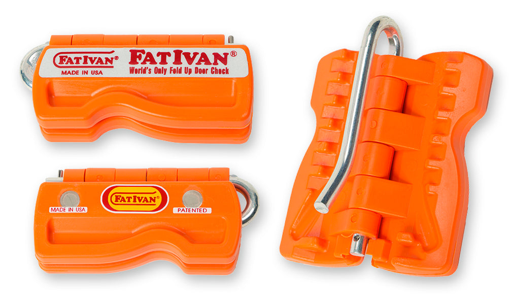 FatIvan Fold-Up Door Stopper 2 pack