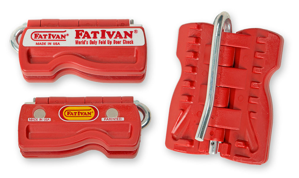 FatIvan Fold-Up Door Stopper 2 pack