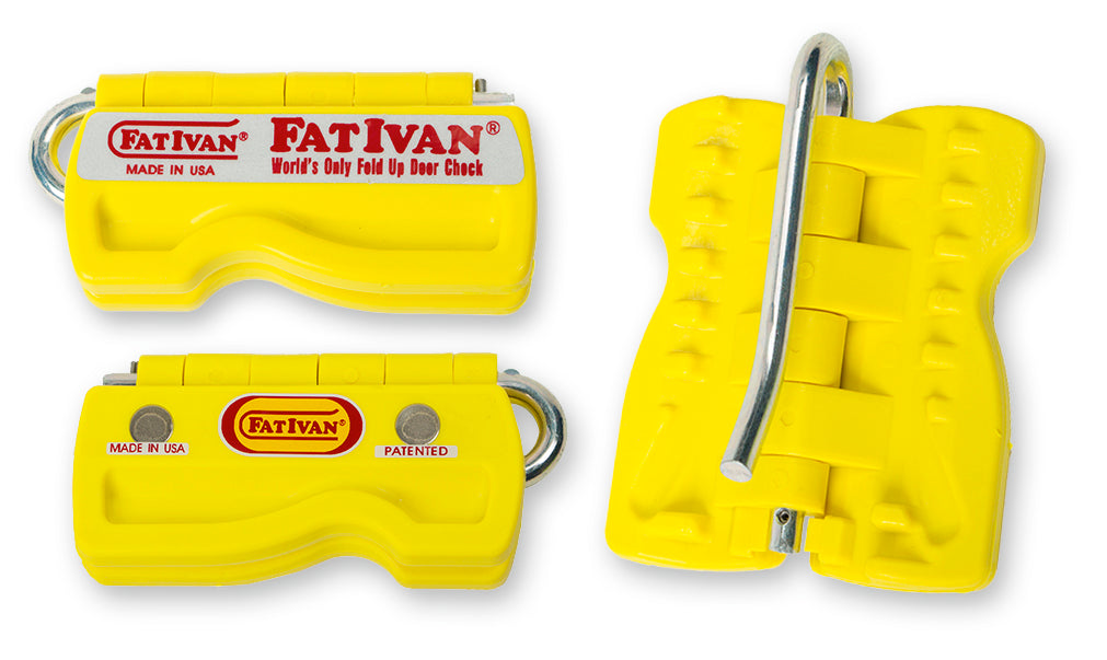 FatIvan Fold-Up Door Stopper 2 pack