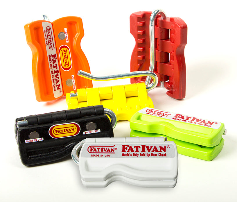 FatIvan Fold-Up Door Stopper 2 pack