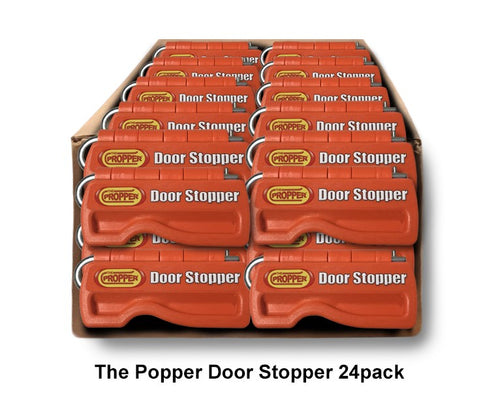 Bulk door stoppers 24 pack for commercial facilities